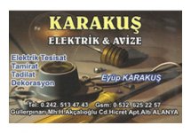 Karakuş  Elektrik   Avize Alanya