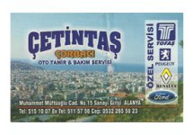 Çetintaş - Çorbacı Oto Tamir Bakım Servisi Alanya