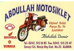 Abdullah Motorsiklet Alanya