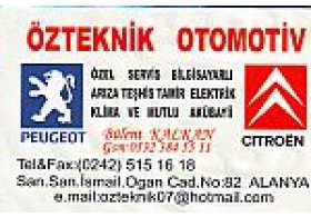 Özteknik Oto Elektrik Alanya